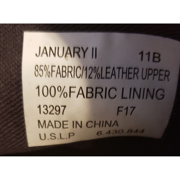 NWOB Ralph Lauren Sneaker Women Size 11 High Top January II Flannel Gray - Picture 7 of 7